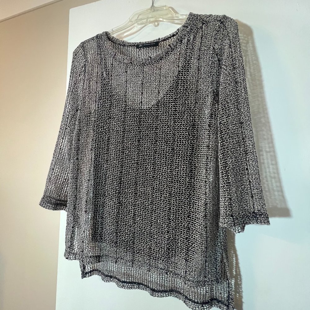 INC top/tunic.  Black w/cami.  Medium